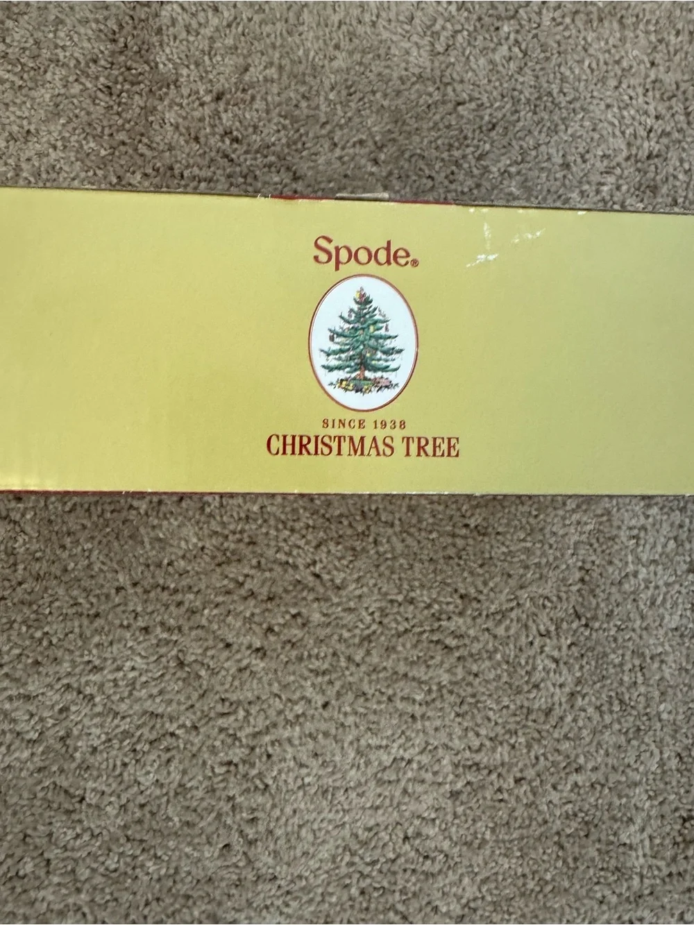Spode Christmas Tree Melamine Dinnerware Set - White and Green